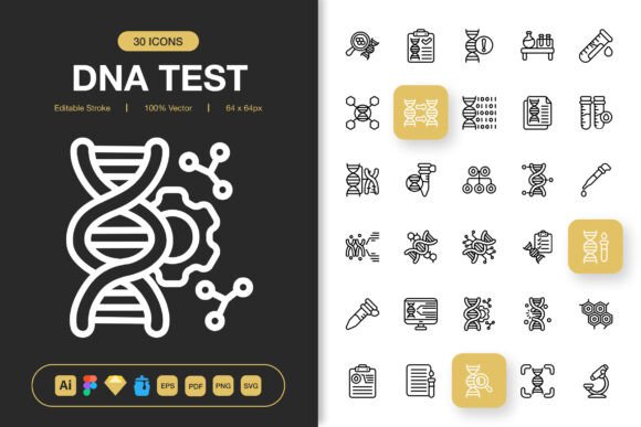 DNA Test Iconsț: A Versatile Genetic Icon Set for Clear, Modern Visual Communication