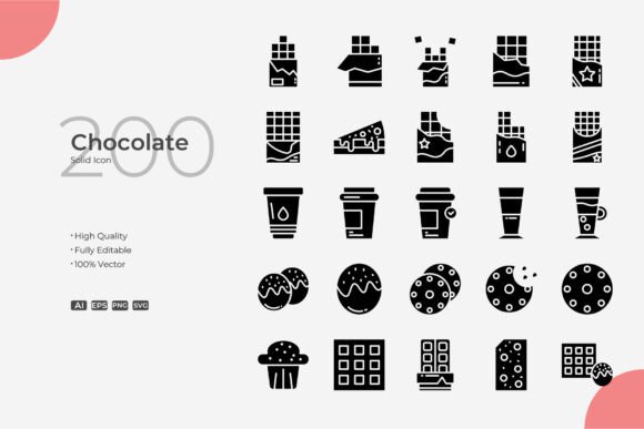 Evaluating Chocolate Solid: A Practical Look at This 200-Icon Set for Design Projects