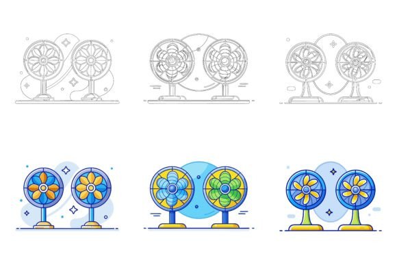 Fan Cute Vector: Special AI EPS Collections for Creatives