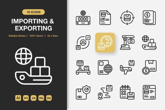 Importing and Exporting Outline Icons as the Visual Language of Modern Communication