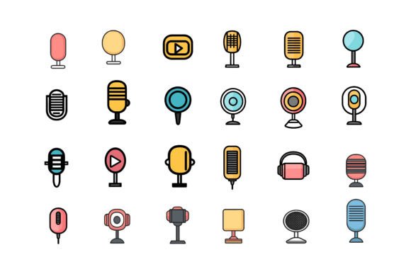 Modern, Simple Vector Icon Set