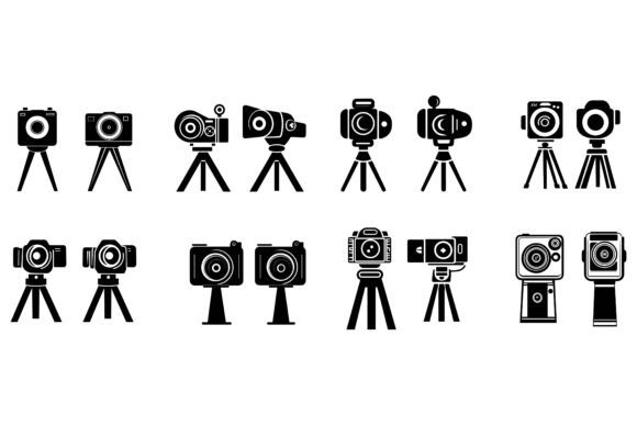 Movie Camera Vector Icons for Modern Creative Projects