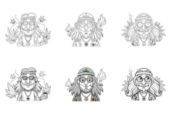 Strategic Value of a Colorful Illustration of a Hippie in Modern Visual Communication