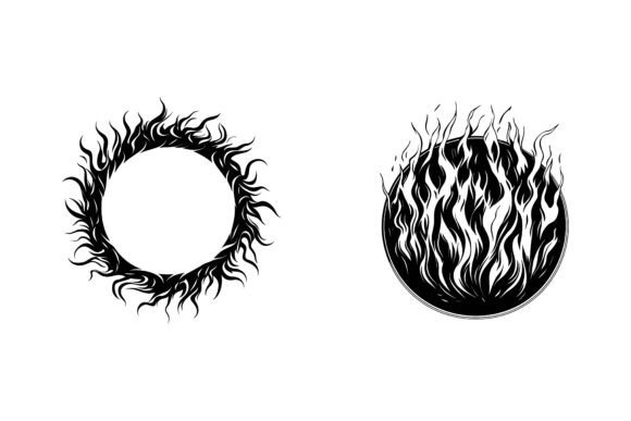 Two Bubbles of Black Coal