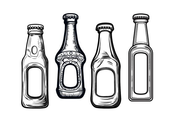 Unlocking Creative Potential: Why Our Beer Bottle AI EPS Illustration Set is a Game-Changer for Designers