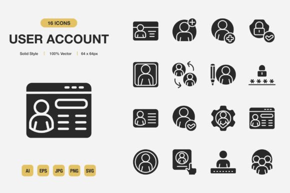 Why User Account Solid Icons Transform Modern Projects
