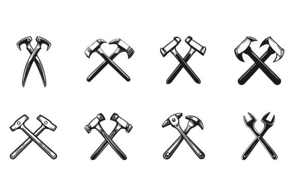 Woodworking Objects Set: Your Creative Visual Library